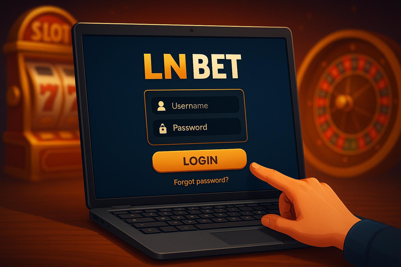 Criar uma nova Conta no plataforma LNBET  
